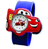 Cars Fashion Uhren Kinder Armbanduhr Jungen-Armbanduhr Casual Quarz Slap Armband, Jungen, blau