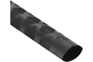 DMiotech Heat Shrink Sleeve Wrap Tubing x Tube Tubing for Fishing Rod Grips and Other Grips, Non Slip - Insulation - Waterproof 40'' Lengths, Dia 15mm Black