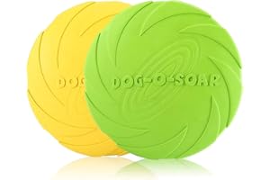 PETCUTE Pies Frisbee interaktywna zabawka dla psów i psów szkolenie frisbee 2 sztuki ø 18 cm