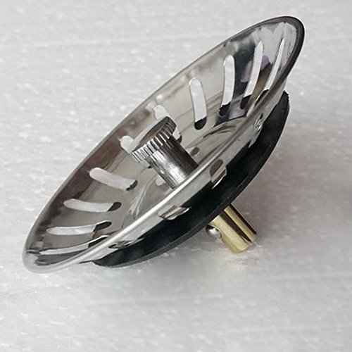 Nikgic Edelstahl Küche Spüle Filter Kitchen Sink Spüle Sieb Stahl Kitchen Sink-Sieb Stopfen für Küchenspülen - 5