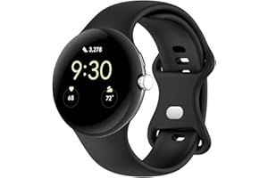Keweni Armband Kompatibel mit Google Pixel Watch,Silikon Sport Armband Ersatzarmband für Google Pixel Watch