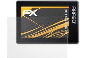 atFoliX Panzerfolie passend für Akaso V50 Elite, Schutzfolie entspiegelnde und stoßdämpfende FX Folie (3X)