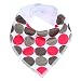 Baby Unisex Bandana Drool Bibs , ivencase Simple Pattern Absorbent Cotton Cute Baby Gift Sets Feeder Bib for Boys & Girls (4-Pack Set)