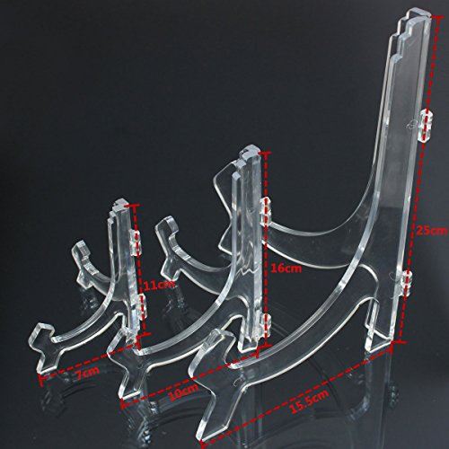 Bluelover L M S Plexiglas Acrilico Plastica Display Foto Ständer Halter Supportor Bild Frame Supporter -S - 4