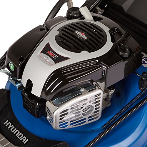 HYUNDAI Benzin-Rasenmäher LM5301G B&S (Selbstantrieb, Schnittbreite 53 cm, 2.5kW Briggs & Stratton Motor, 65L Fangkorb, Mulchfunktion, Benzin-Mäher) - 4