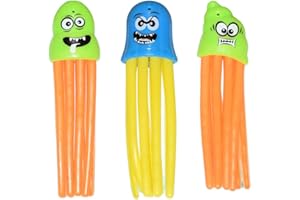 Tumnea Juguetes de Buceo, Juguetes de Buceo de Pulpo, Juego de Calamar para bucear Juguetes de Piscina para niños (3 Piezas)