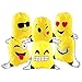 Produktbild Comius Emoji Turnbeutel, 6 Pack Mitgebsel Kindergeburtstag Emoji Partyzubehör Turnbeutel für Kindergeburtstag Gastgeschenk Party Mitgebsel