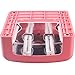 Hieha 36W UV Lamp Gel Polish Curing Nail Art Dryer Timer with 4 x 9W Bulbs (Pink)