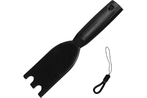 Owiooll Universal Grill Scraper for George Foreman & Most Grooved Indoor Grills, Heat-Resistant Nylon Spatula for Easy Cleaning & Non-Stick Surfaces