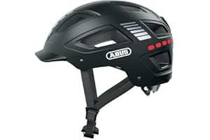 ‎ABUS ABUS Fahrradhelm mit Licht - Hyban 2.0 LED - Vorder- und Rücklicht & robuste Hartschale - für Damen und Herren