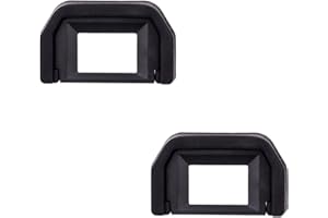 JJC Conchiglia Oculare per Fotocamere Canon EOS 77D, 800D, 760D, 750D, 700D, 650D, 600D, 550D, 500D, 450D, 400D, 350D, 300D, 200D, 100D, 1100D, 1200D, 1300D Sostituisce Canon Ef. (2 Pezzo)