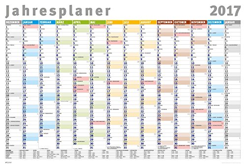 Jahresplaner - Poster - 2017 + Ü-Poster