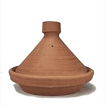 Tajine Marocchina In Terracotta Ø 30cm - Per 4-5 Persone - Cucina Sana E Naturale - Fatto A Mano - Foto 7