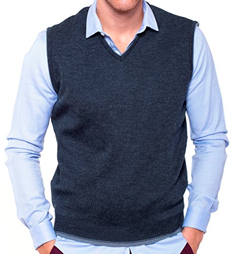 Chaleco Caballero de Pico sin Mangas (M, Marengo)