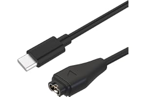 Ladegerät kompatibel mit Garmin Fenix 8 E 7 6 Forerunner 955 965 Approach Quatix Vivosport Instinct – USB Kabel 100cm Ladekabel Ersatz für Ladeadapter Ladestation Aufladekabel Adapter PHONILLICO
