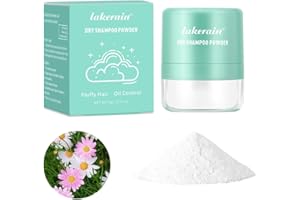 JEMPET Shampoing sec en poudre pour femmes et hommes - Format voyage naturel volumateur pour cheveux gras (Green - Fresh floral)