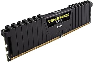 Corsair VENGEANCE LPX 64GB (4x16GB) DDR4 3200 (PC4-25600) C16 1.35V Desktop Memory - Black CMK64GX4M4E3200C16
