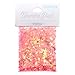 Claire's Girl's Coral Unicorn Dust Glitter Pouch in Orange.