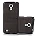 Produktbild Cadorabo Hülle für Samsung Galaxy S4 Mini - Hülle in Wooden Schwarz – Hardcase Handyhülle in Vintage Holz Optik - Schutzhülle Bumper Back Case Cover