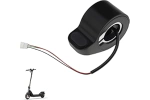 Kmuqshy Scooter Throttle, Thumb Throttle, Accelerator for Electric Scooter, Compatible with Xiaomi M365 1S M365 Pro 2 Ninebot G30, Replacement Throttle for Scooters, Waterproof Connector, Black