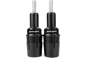 MOWOK Protection contre les chutes pour Yamaha MT-07 fz07 MT07 Tracer 2014-2021 2022 2023 2024 - Accessoires de moto (noir)