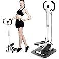YOGIMOONI Home Cycling Machine, Pelvic Floor Muscle Trainer, for Body Shaping, Leg Exercise, Workout Mini Silent Stepper Machine - Indoor Fitness Exercise, Multifunctional Climbing Stair Stepper