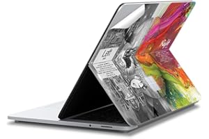 MasiBloom Laptop-Aufkleber für 14,4 Zoll Microsoft Surface Laptop Studio Anti-Scratch Vinyl Schutzhülle (Red Brain)
