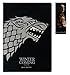 Price comparison product image SD Toys SDTHBO02076 – Game Of Thrones Notebook and Sticky Jam Magnetic Bookmarks Set Strong