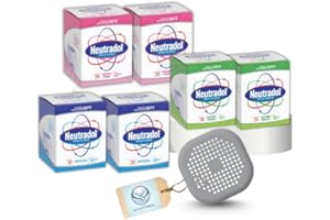 AVATOPIA Neutradol Gel Power Orbs (6-Pack) & Silicone Drain Protector, Strong Air Freshener for Home, Room Freshener, Air Freshener Gel and Shower Hair Catchers Bundle