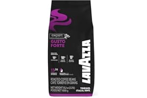 ‎LAVAZZA Lavazza Expert Gusto Forte Espresso - 1kg ganze Kaffee-Bohne, 100% Robusta