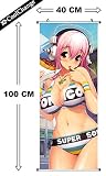 CoolChange Super Sonico Rollbild / Kakemono aus Stoff Poster