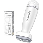 Beauty Vogue Bio Needle Dermastamp، جهاز إبرة دقيقة قابل للتعديل بـ 140 إبرة، Dermaroller للعناية بالبشرة والشعر