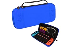 TECHGEAR Nintendo Switch / Switch OLED Hard Protective Carry Travel & Storage Case Cover - for Switch + Joy-Con Controllers + Game Cards + Accessories