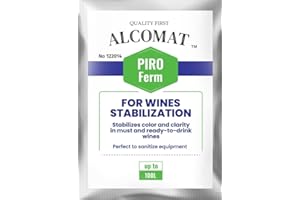 Alcomat Piro Ferm pirosiarczyn potasu do dezynfekcji i stabilizacji fermentacji | w przemyśle winiarskim, piwowarskim lub destylacyjnym | do 100 l