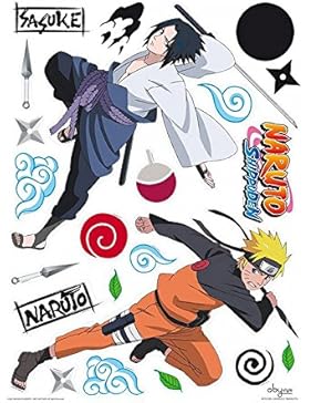 Naruto Shippuden - Sasuke Naruto - Sticker | 50x70 cm | Original Manga Anime