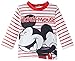 Disney Baby-Boys Mickey Mouse Striped T-Shirt, Red (True Red/Optic White Stripes), 23 Months