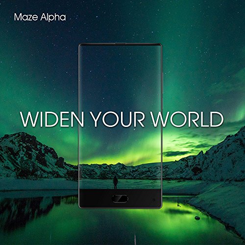 MAZE Alpha 4G LTE Smartphone Android 7.0 6 GB RAM 64 GB ROM 6.0inch Bezel-menos Pantalla FHD 1920 * 1080pixel 2,5 GHz 13.0MP + 5.0MP Cámara Trasera Dual 5.0MP Delantero Batería de 4000mAh