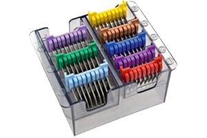 MOSER WAHL Metal attachment comb set 8pcs. slide-on