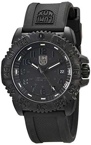 LUMINOX Gents Watch Fiber-Reinforced Carbon A661.43051PL.BO Blackout