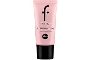 Flormar Illuminating Makeup Primer Plus – Base de maquillage lissante pour un teint lumineux, perfecteur de teint longue tenue, hydratante, non grasse et idéale pour un maquillage naturel