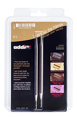 Addi 656-2 Click Nadelspitzen Metall Basic, 8 mm