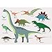 Produktbild Decoloopio 1953 Dinosaurier Set für Kinderanhänger, Mehrfarbig, 43 x 31 cm