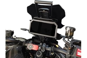 MOTO DISCOVERY Support de Fixation pour Smartphone/GPS Compatible avec Yamaha Tracer 9 GT+ 2023-2024 (Uniquement Compatible avec GT Plus)