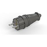 Nead Kau&ccedil;uk Topraklı Erkek Fiş 4001 | 16A 220-230V | 2P+Topraklı | Sanayi Tipi Dayanıklı Fiş | Yerli &Uuml;retim