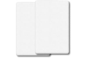 DADIGEE 2 Pack Next To Me Crib Waterproof Mattress Protector (83-85 x 50-51 cm) | Super Absorbent Noiseless | Ultra Soft Crib Mattress Protectors Covers (83-85 x 50-51 cm)