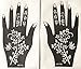 4 Sheets STENCILS TATTOO s130 131 Mehndi TemplateTattoo Henna Designs for Hand - single use - for Henna Tattoo Glitter Tattoo Airbrush Tattoo