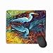 Produktbild Mouse Pad Abstract egret Scene displays Beautiful Reflection still Water Pond Our Hunts its Prey Egrets Herons which Have Rectangle Rubber Mousepad 11.81 X 9.84 Inch