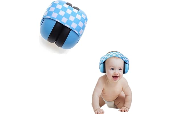 Bébés Protection Auditive Réglable et confortable Casque Anti-bruit pour 0-3 ans Enfants Nourrisson Les Tout-petits - Prévient Les Dommages Auditifs -Améliore le sommeil pendant les déplacements