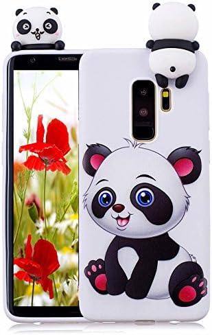 Case for Samsung Galaxy S9 Plus [Not for S9], Silicone 3D Cover Case Durable Creative Lovely Cartoon Rubber Cover for Samsung Galaxy S9 Plus,Hancda Soft Silicone TPU Flexible Bumper Skin for Children Kids Girls Case with Cute Pattern Ultra Thin Slim Unique Design Shock Absorption Animal Cover for Samsung Galaxy S9 Plus - Lovely Panda