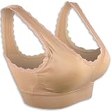 3er Pack Libella Damen Bügelloser Wohlfühl-BH Komfort-BH Schlaf-BH Freizeit- und Sport BH Seamless Sporttop 3747 - 5